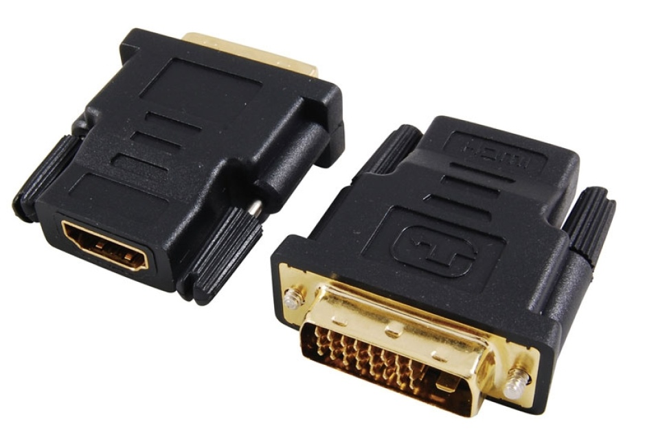NORDIQZENZ Adapter DVI-D han til HDMI hun