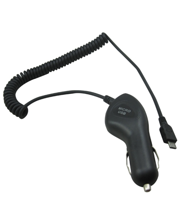 Billaddare, mikro-USB til mobil/smartphone (1A)