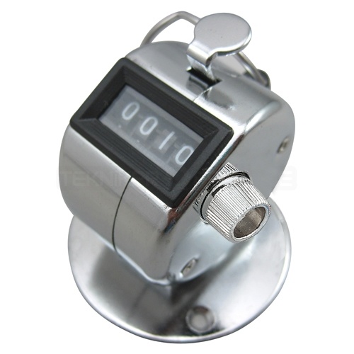 Håndtæller med firecifret tæller