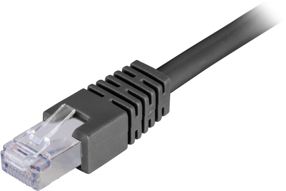 DELTACO F/UTP Cat6 patchkabel, LSZH (Low smoke zero halogen), 50m, sor