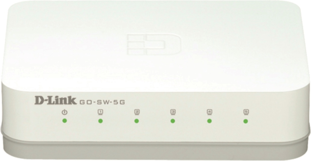 D-link 5-Port Gigabit Easy Desktop Switch, 5-ports 10/100/1000Mbps,