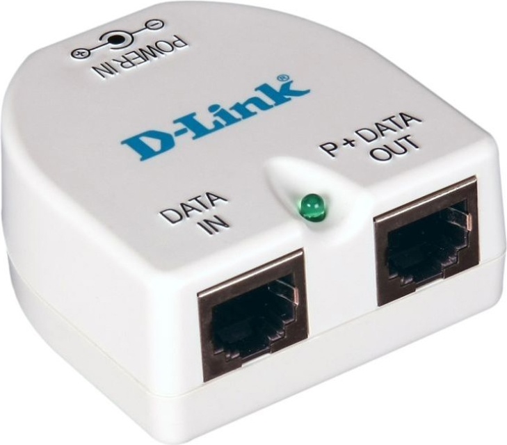 D-Link PoE Gigabit injector, injektor til PoE/PoE+, 10/100/1000Mbps, h