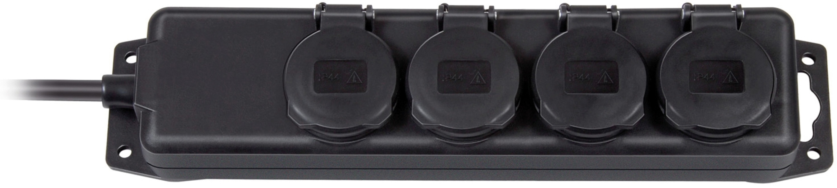 Brennenstuhl strømskinne med <b>4</b>xCEE 7/4 udtag, 1xCEE 7/7 tilslu