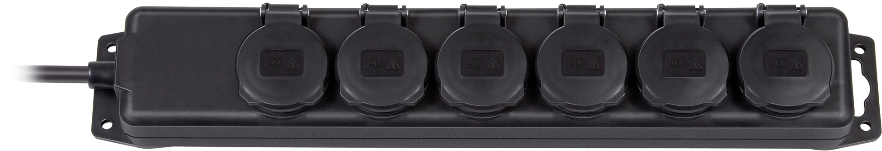 Brennenstuhl strømskinne med <b>6</b>xCEE 7/4 udta g, 1xCEE 7/7 tilsl