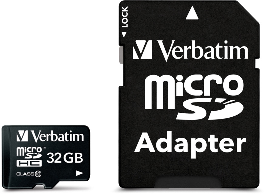 Verbatim microSDHC,<b>32GB</b>,  micro Secure Digital High-Capacity, C