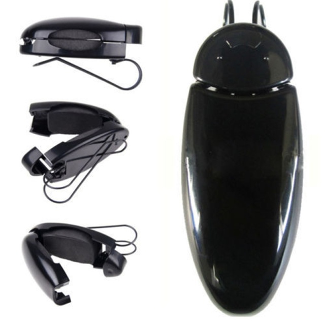 Klemme til fastgørelse til solskærm (svart) 