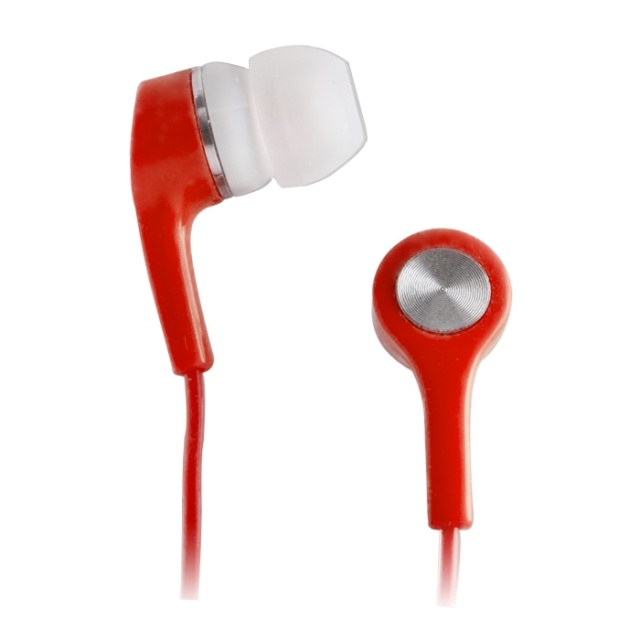 Setty audio-hovedtelefoner In-Ear (3,5 mm), rød