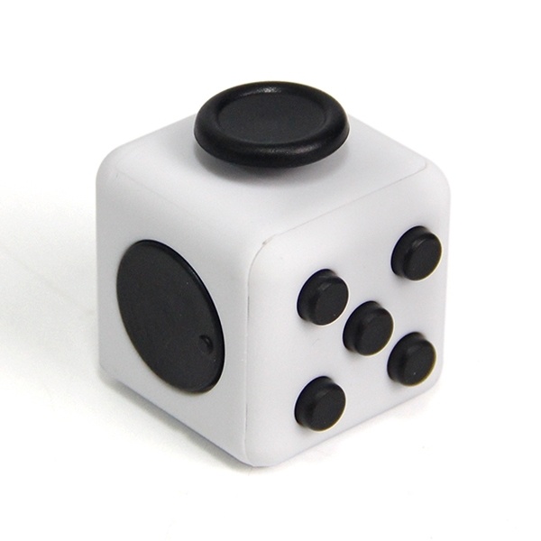 Fidget Cube, Hvid/Sort
