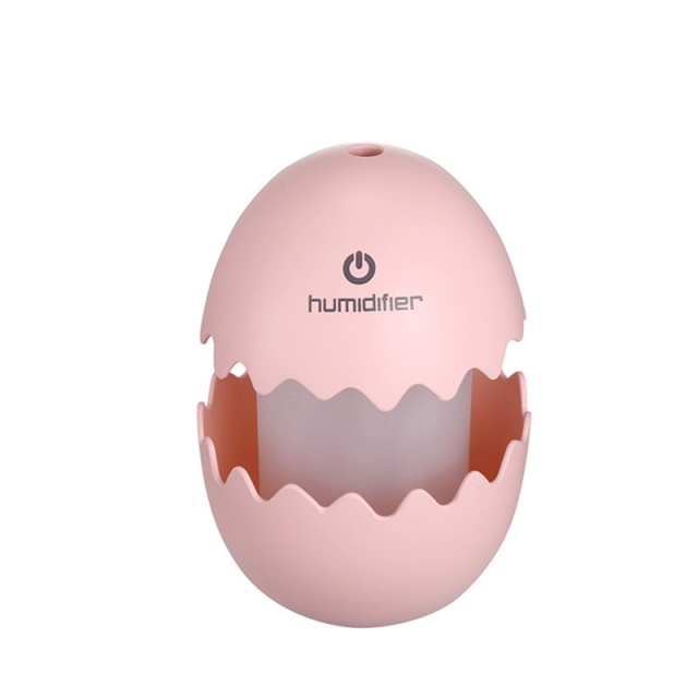 Funny Egg luftfugter med farverig belysning, Rosa