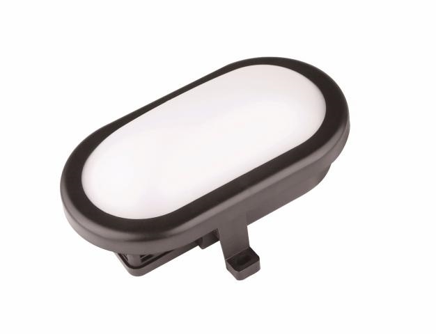 Facadebelysning LED, 10W, 4000k, Sort