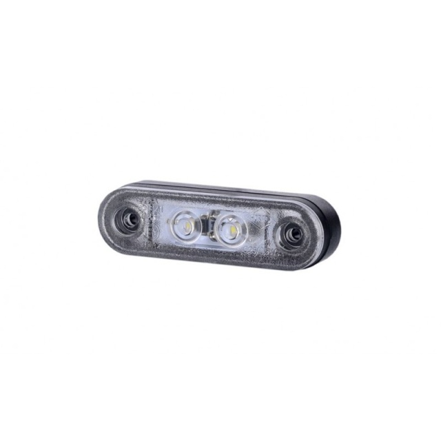 Sidemarkerings-/positionslys - Hvid LED 12/24V