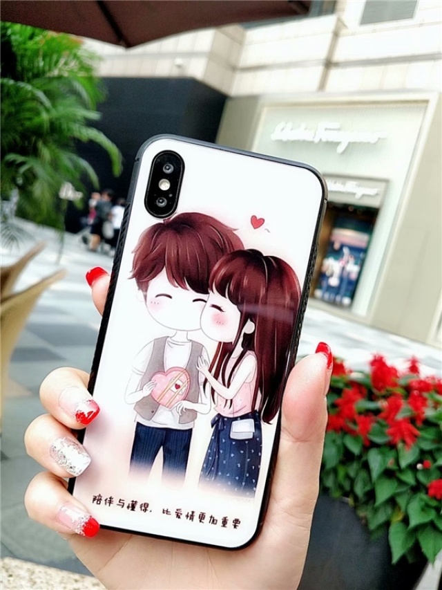 Hærdet glas, TPU, iPhone 7/8/SE(2nd), Daisy