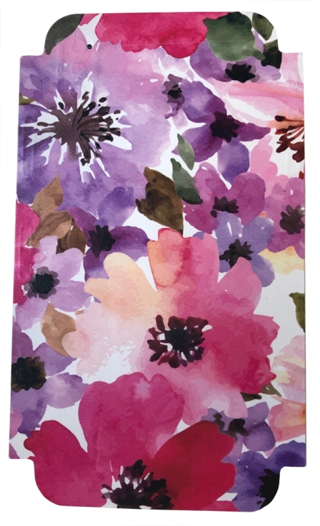 Skin til Iphone X/XS Blomster - Pink