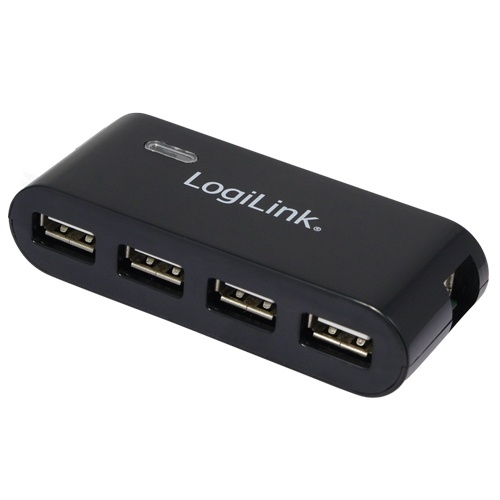 LogiLink USB 2.0-hub 4-port Svart (UA0085)
