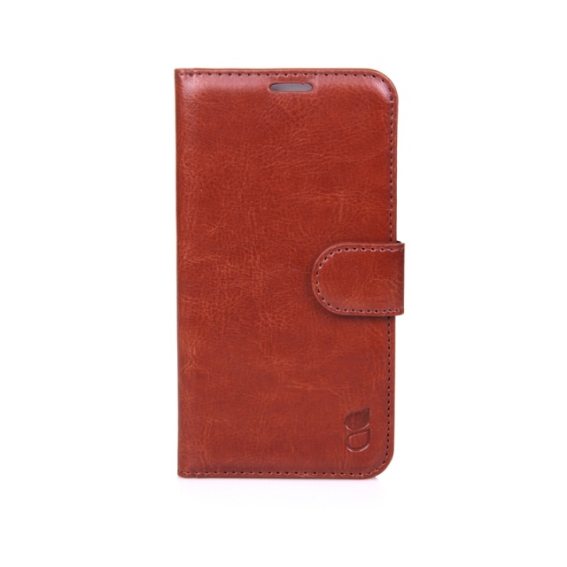 Gear Wallet Brun - Samsung S6