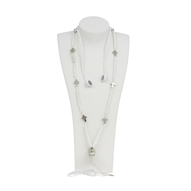 GEAR BY RBS Hovedtelefon In-Ear Halssmykke HV-F Hvid Mic