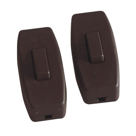 Proove gennemgangsafbryder brun 2 stk