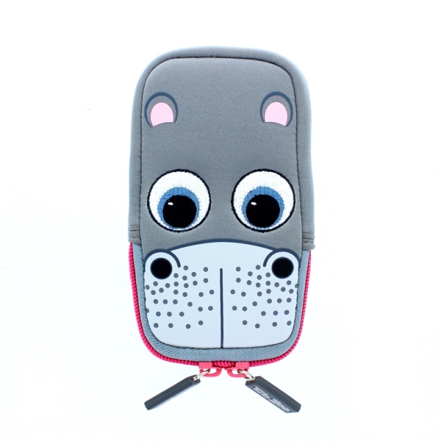 TABZOO Mobiltaske Universal Flodhest Grå