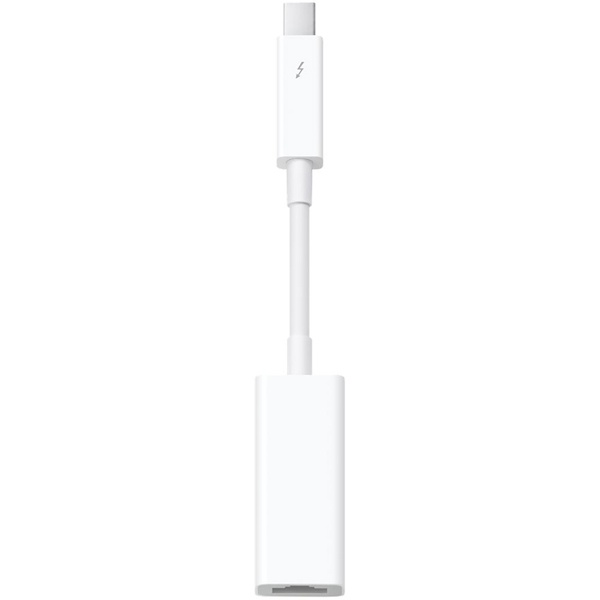 Apple Thunderbolt til Gigabit ethernet adapter, hvid