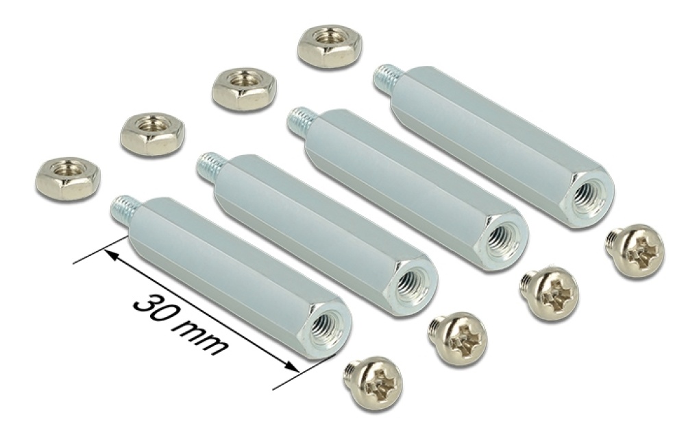 Delock Mounting Kit för Raspberry pi 30 mm