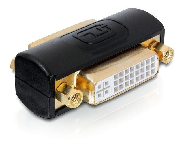 Delock Adapter DVI 24+5pin female / female