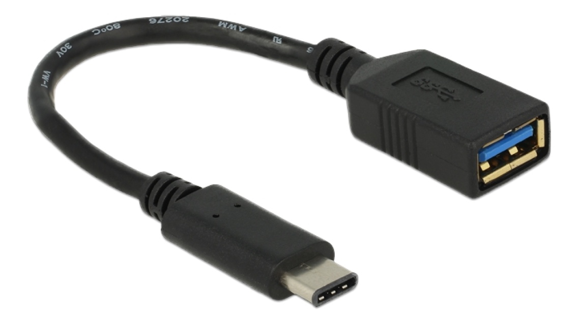 DeLOCK Adapter USB 3.1 Gen 1 USB Type-C tm male to USB type A female