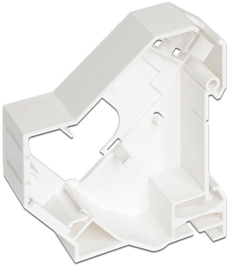 DeLOCK Keystone modulholder til montering på DIN-skinne, hvid