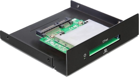 DeLOCK kortlæser, intern/3,5", SATA, CFast, 1 slot