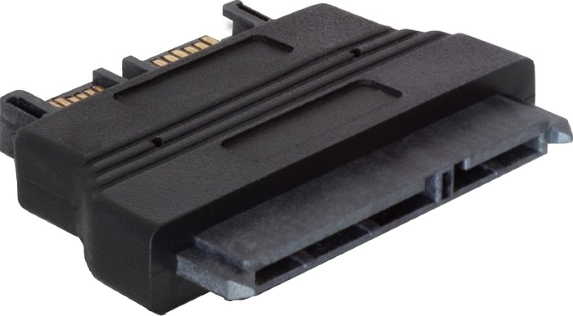 DeLOCK SATA til Slim SATA adapter, hun-han, sort