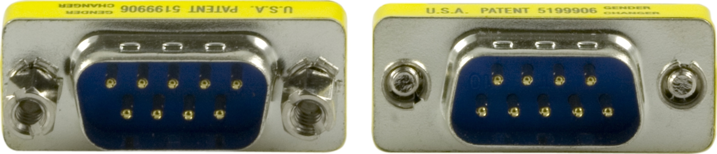 DELTACO Kønsbyttere DB9 han-han