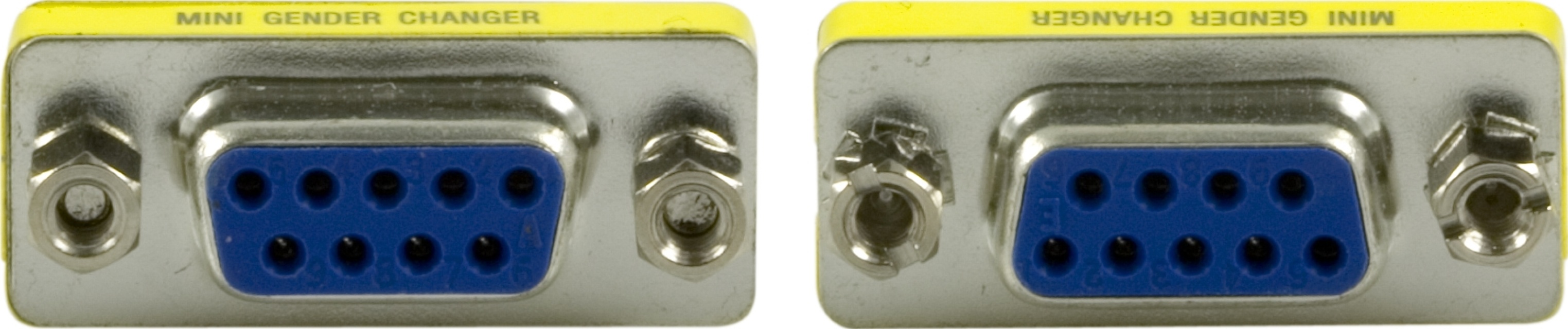 DELTACO Kønsbyttere DB9 hun-hun