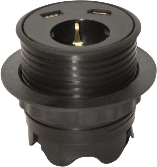 Powerdot Satelit PD13 - satelit med et CEE 7/4 stik, 1xUSB Type A hun,