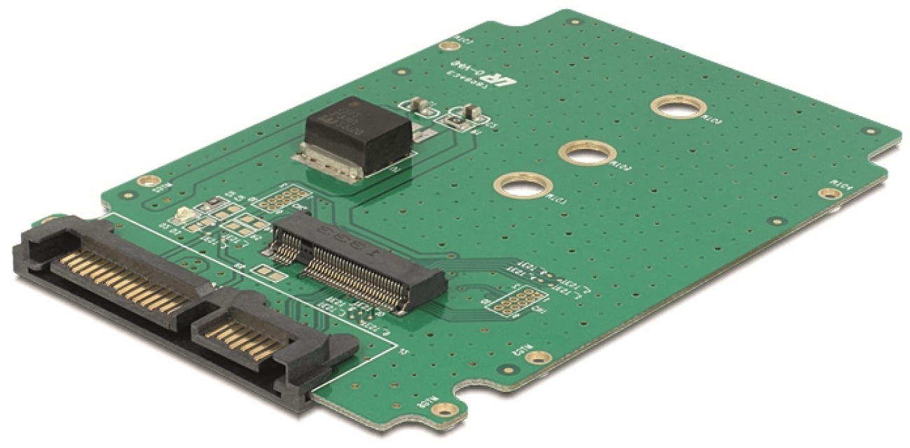 DeLOCK Adapter, interfacekonverter, 22-pin SATA til M.2 (NGFF), 6Gb/s,