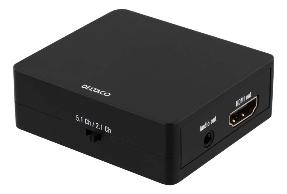 DELTACO HDMI to HDMI+STEREO 3.5mm