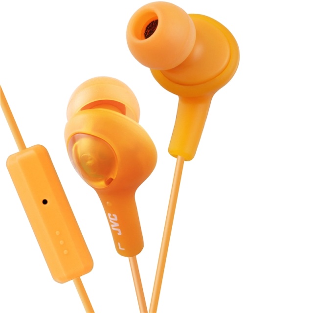 JVC Hovedtelefon In-Ear  FR6 Gumy Plus Orange Mic
