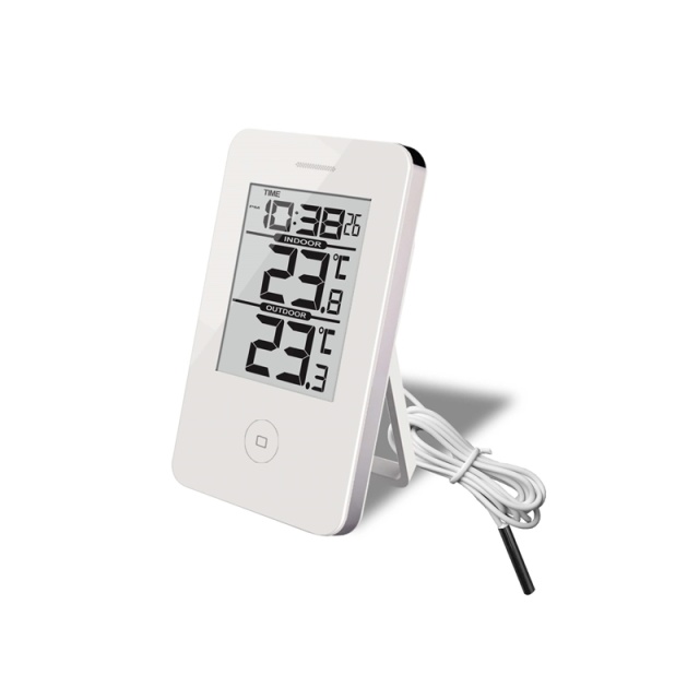 Termometerfabriken Digital Inde/Ude Termometer & Ur