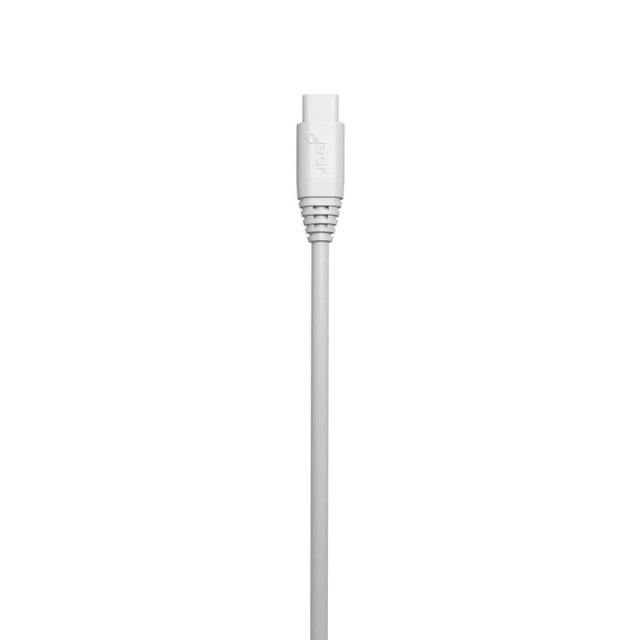 Gear Rundt ladekabel MicroUSB til USB-A 1m Hvid