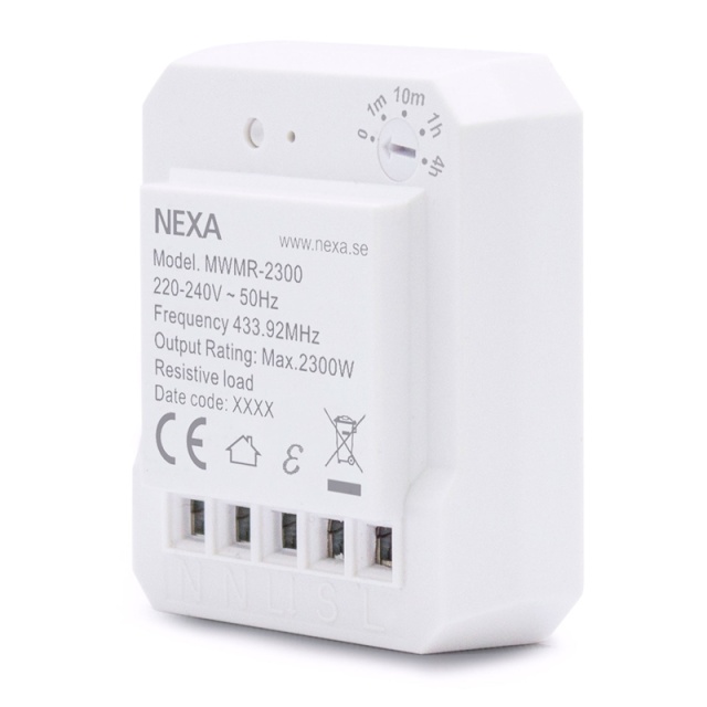 Nexa Inbyggnadsmottagare På/Av strömbrytare MWMR-2300