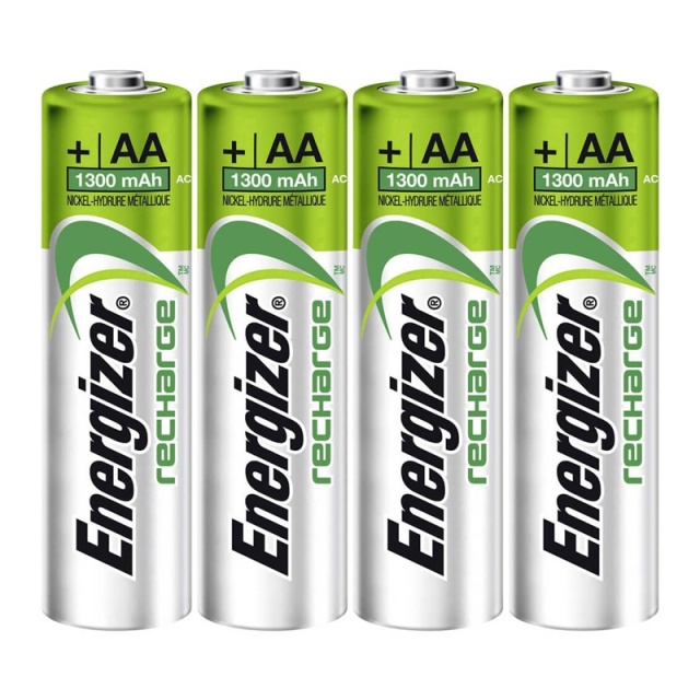 Energizer Batteri Genopladelig AA/LR6 Ni-Mh 1300mAh 4-pak