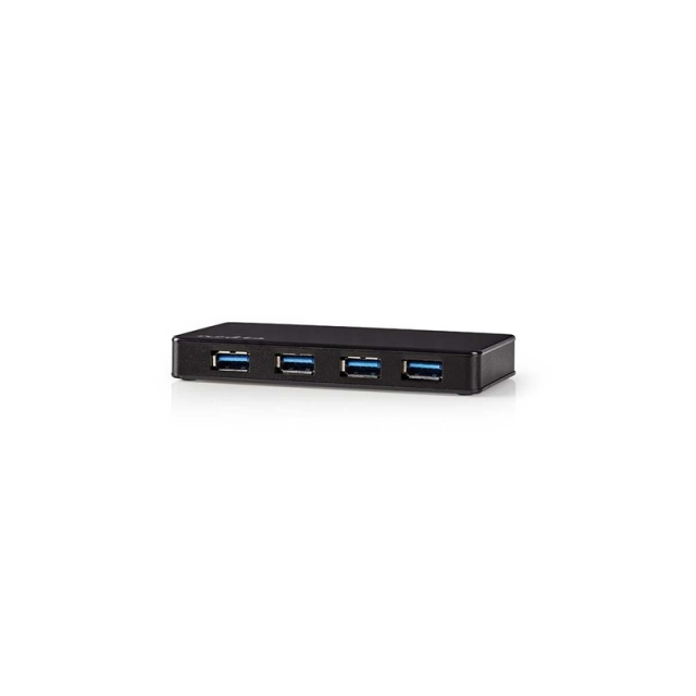 Nedis USB-hub | USB-A Male | 4x USB A Female | 4-Port port(s) | USB 3.2 Gen 1 | Strømforsyning / USB Drevet | 4x USB