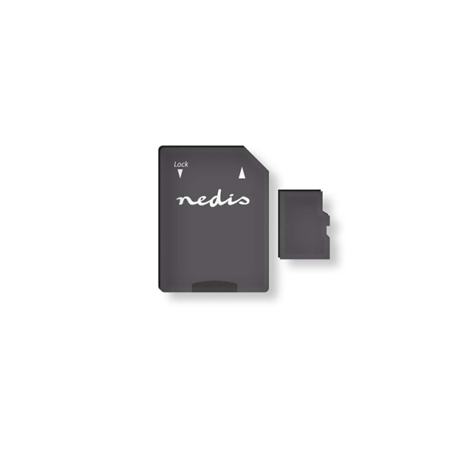 Nedis microSD-hukommelseskort | microSDHC | 32 GB | Skrivehastighed: 50 MB/s | Læs hastighed: 100 MB/s | UHS-I | SD adapter inkluderet