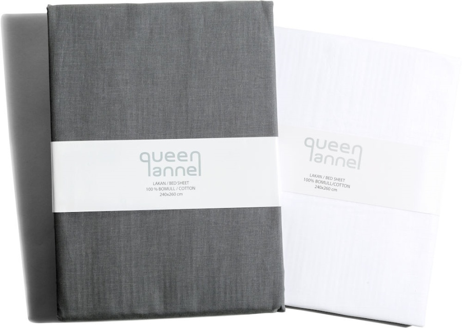 Queen Anne Dra-På-Lakan Vit 90X200 Qa