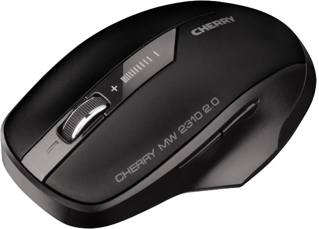 Cherry MW 2310, trådlös mus med 5-knappar, USb nano-mottagare, svart