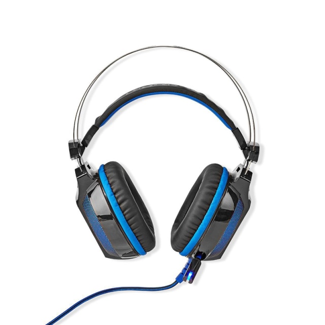 Nedis Gaming Headset | Over-Ear | Surround | USB Type-A | Bøjeligt & Udtrækkelig Mikrofon | 2.10 m | Normal Belysning