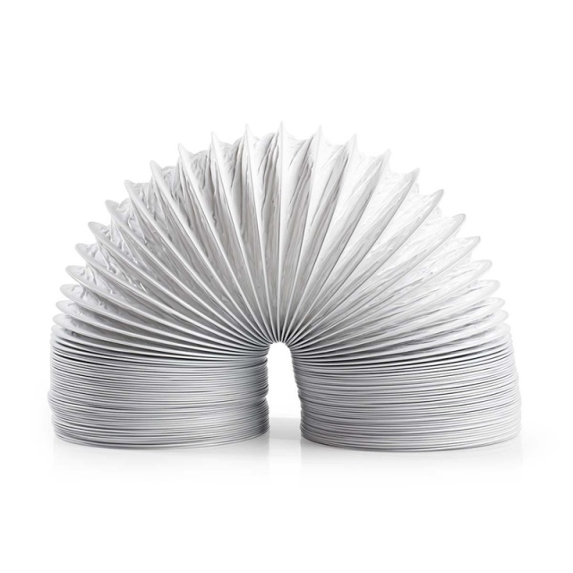 Nedis Aftræksslange PVC | 100 mm | 3.00 m | Egnet: Air Ventilation / Tumble Dryers | Hvid