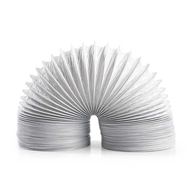 Nedis Aftræksslange PVC | 127 mm | 6.00 m | Egnet: Air Ventilation / Tumble Dryers | Hvid