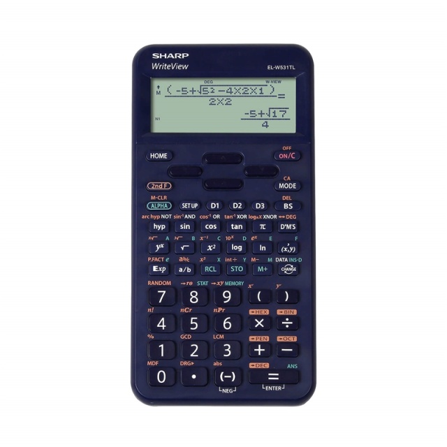 Sharp Lommeregner ELW531TLBBL Blå