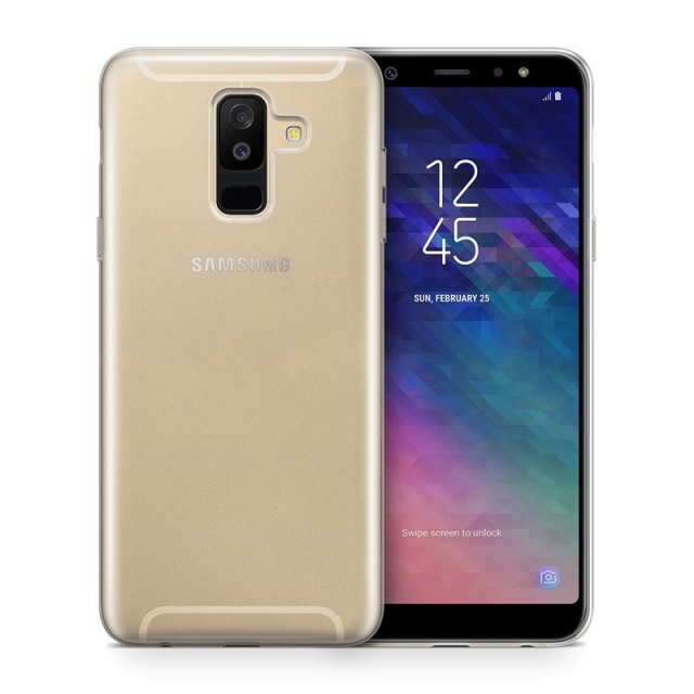Gennemsigtigt TPU-etui til Samsung A6 2018