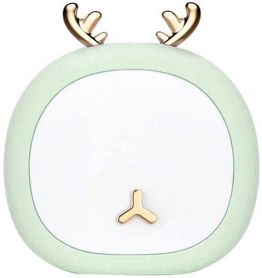 Natlampe med hjortehorn, grøn