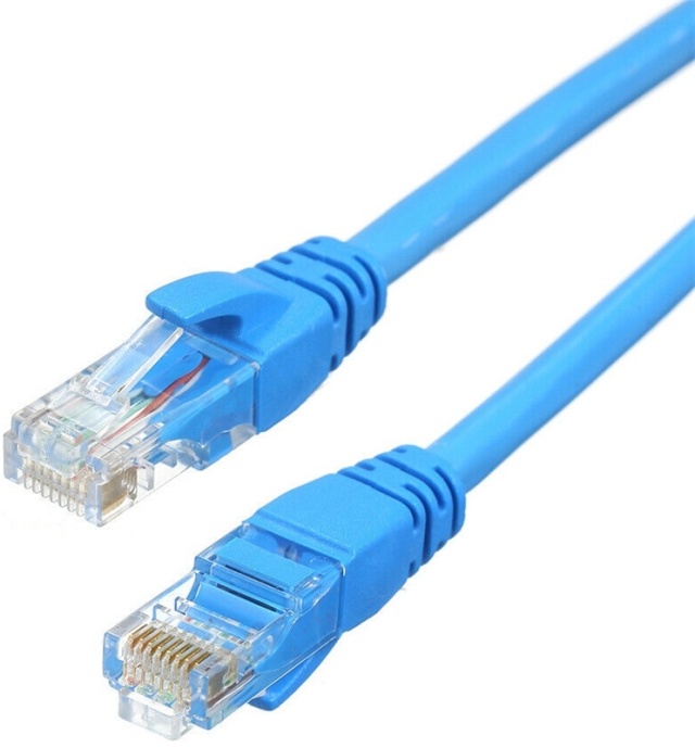 NORDIQZENZ Netværkskabel UTP RJ45 Cat6 1m, Blå
